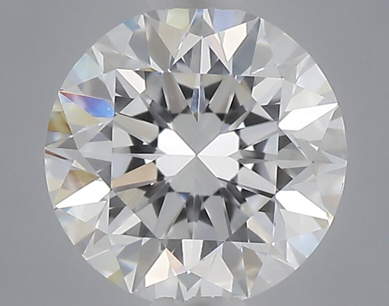 0.49 carat round lab grown diamond D color VVS2 clarity