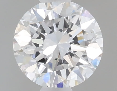 0.45 carat round lab grown diamond E color VVS2 clarity