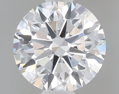 0.49 carat round lab grown diamond D color VVS2 clarity