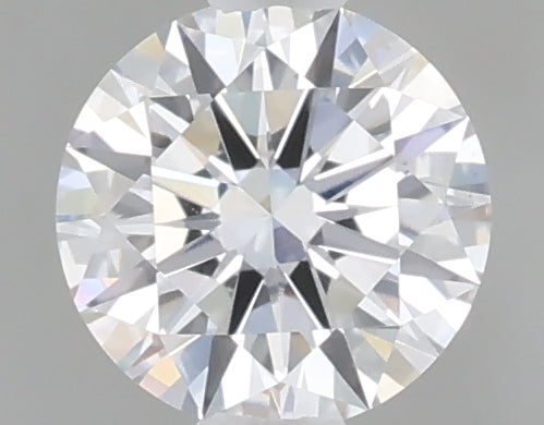 0.49 carat round lab grown diamond D color VS1 clarity