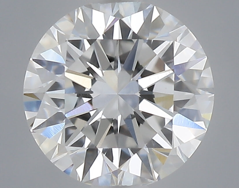 0.49 carat round lab grown diamond D color VVS2 clarity