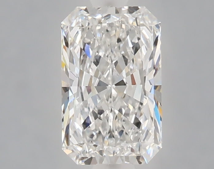 1.07 carat radiant lab grown diamond E color VVS2 clarity
