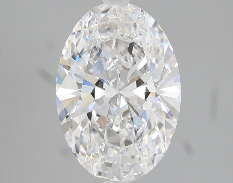 2.03 carat oval lab grown diamond E color VS1 clarity