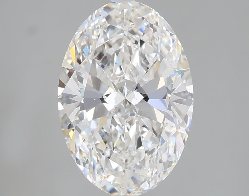 2.00 carat oval lab grown diamond E color VS1 clarity