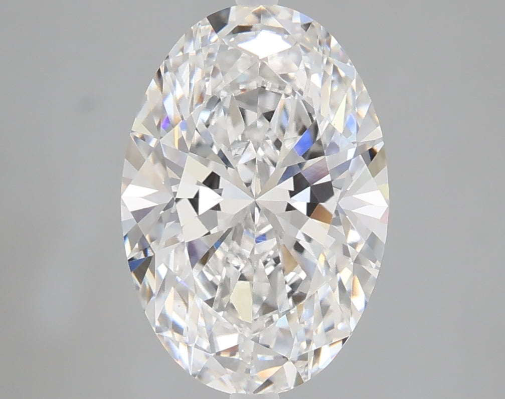 3.00 carat oval lab grown diamond E color VS1 clarity
