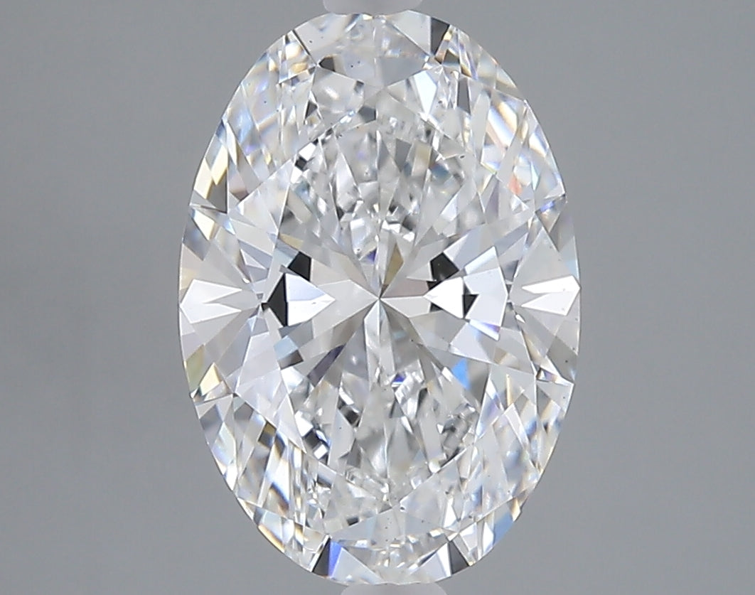 3.03 carat oval lab grown diamond D color VS1 clarity