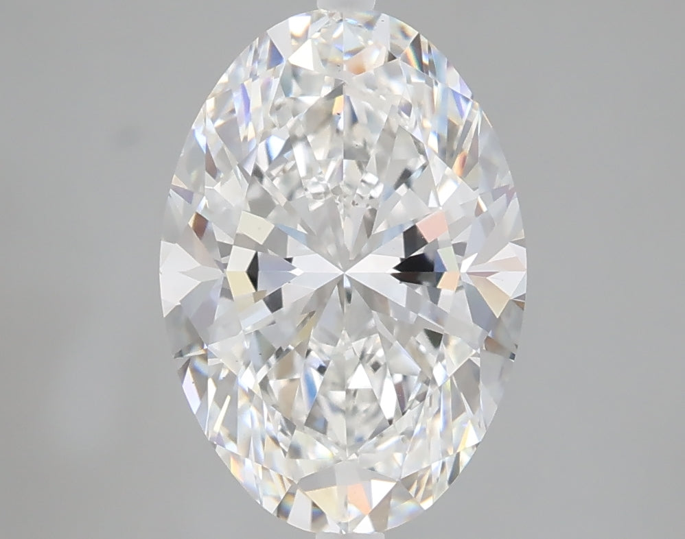 3.02 carat oval lab grown diamond E color VS1 clarity