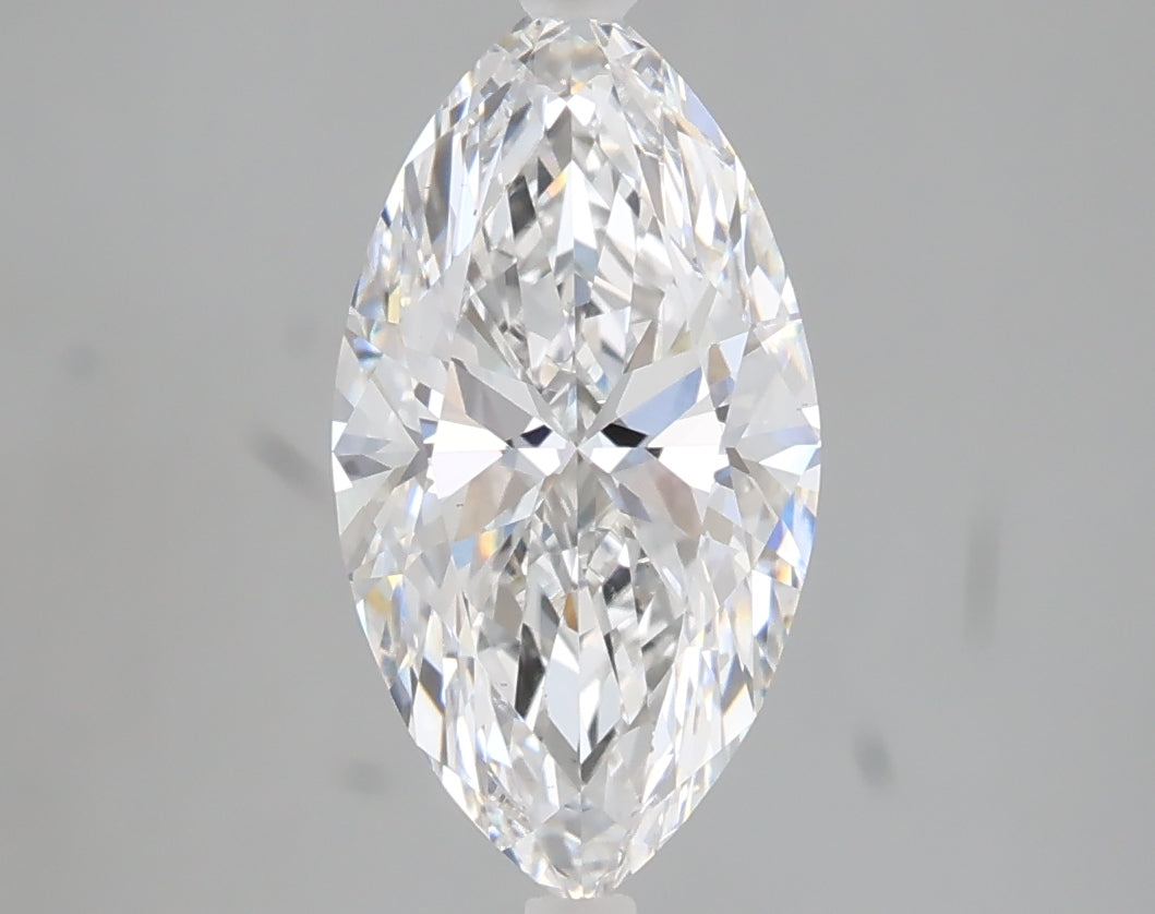 2.06 carat marquise lab grown diamond E color VS1 clarity
