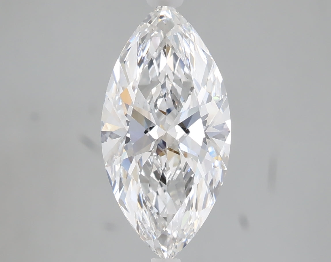2.03 carat marquise lab grown diamond D color VVS2 clarity