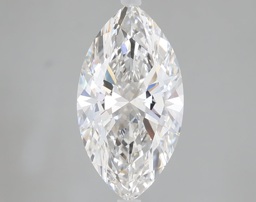2.02 carat marquise lab grown diamond E color VS1 clarity
