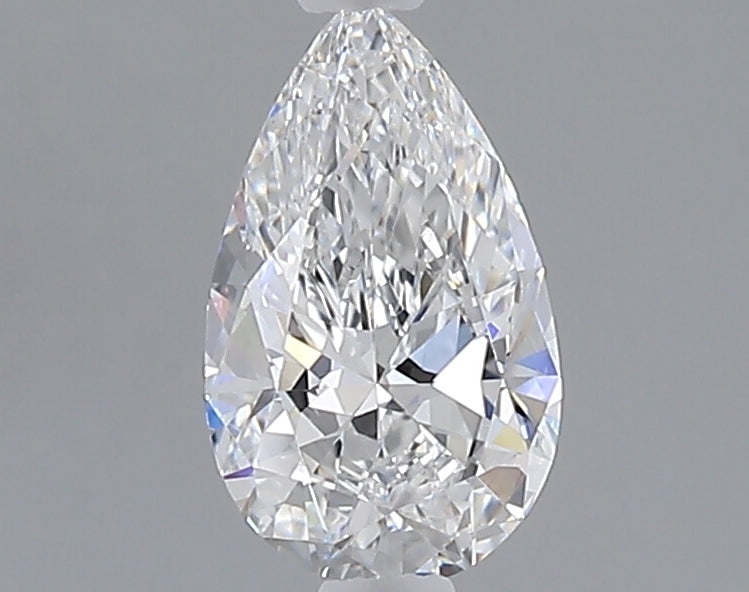 0.80 carat pear lab grown diamond E color VVS2 clarity