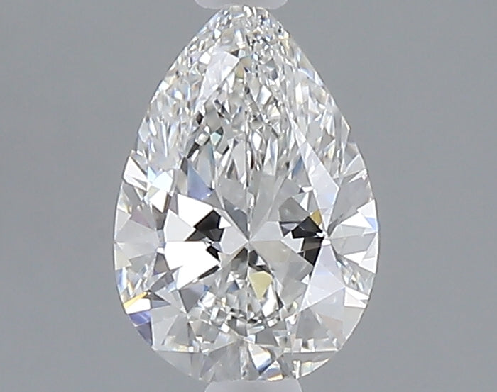 0.81 carat pear lab grown diamond E color VVS2 clarity