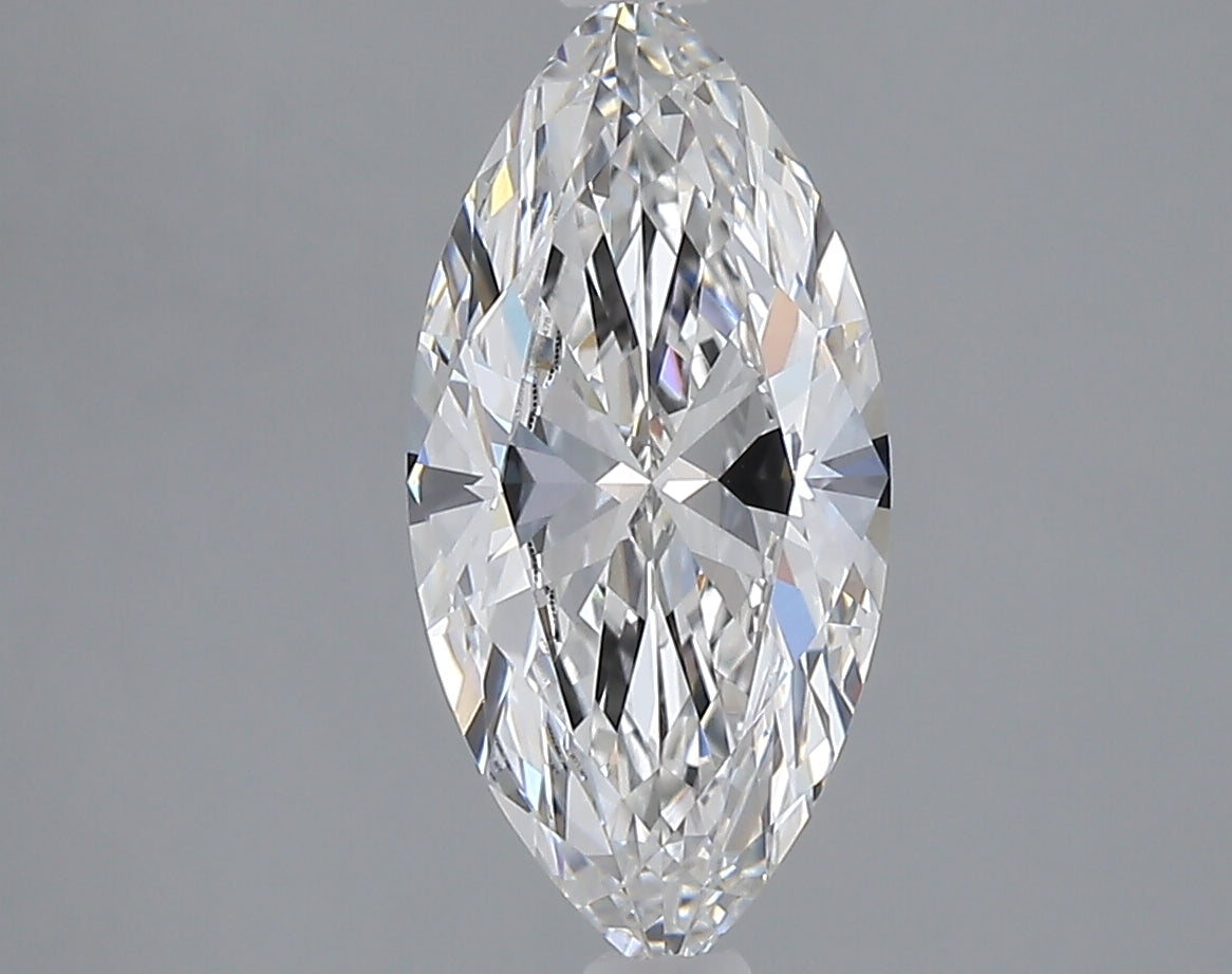 2.02 carat marquise lab grown diamond E color VVS2 clarity