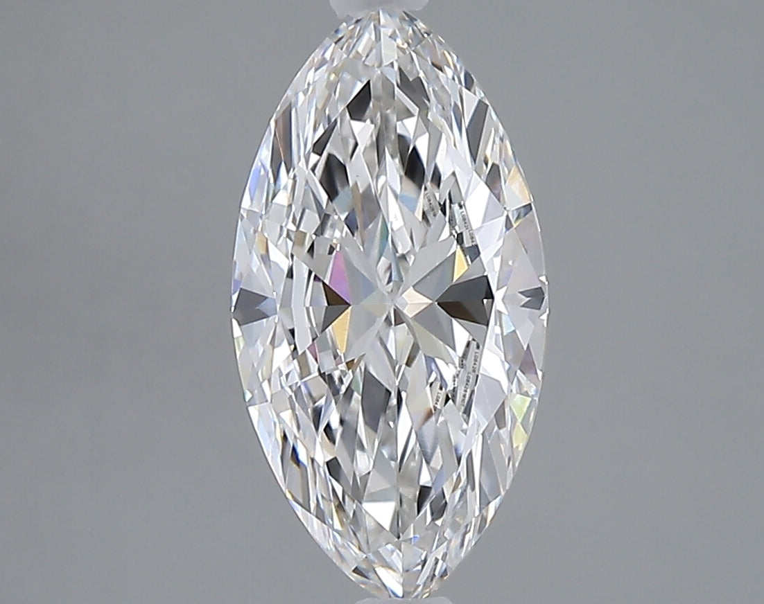 2.01 carat marquise lab grown diamond E color VVS2 clarity