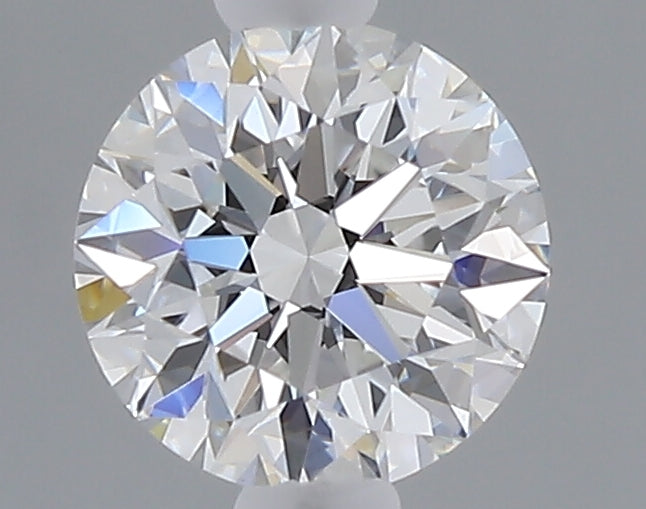 0.72 carat round lab grown diamond E color VVS2 clarity