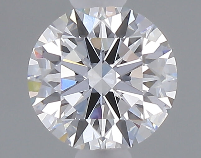 0.72 carat round lab grown diamond D color VVS2 clarity