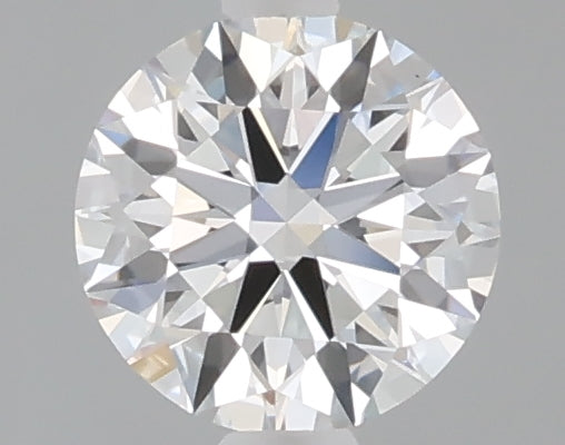 0.72 carat round lab grown diamond D color VVS2 clarity
