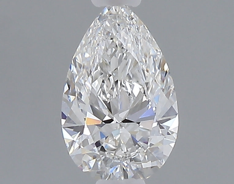 0.52 carat pear lab grown diamond D color VVS2 clarity