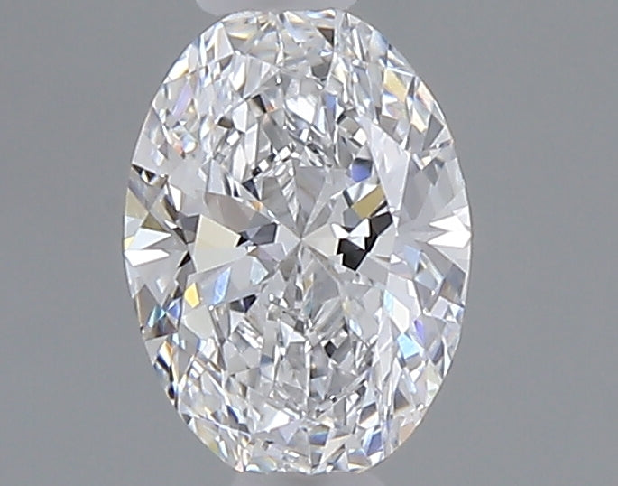 0.52 carat oval lab grown diamond D color VVS2 clarity
