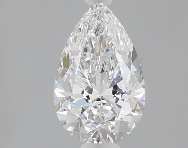 0.51 carat pear lab grown diamond E color VVS2 clarity