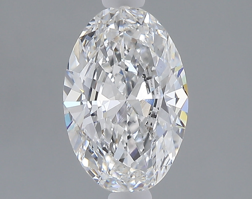 1.01 carat oval lab grown diamond E color VVS2 clarity