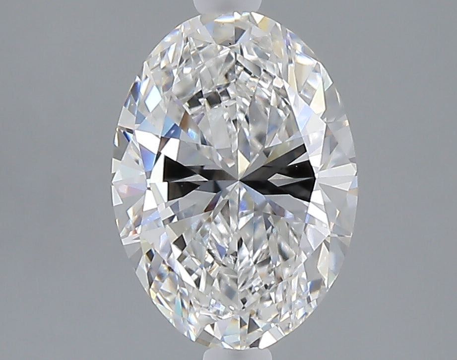 2.03 carat oval lab grown diamond E color VVS2 clarity