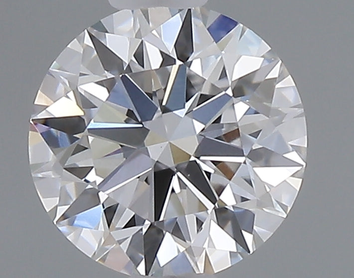 0.83 carat round lab grown diamond E color VVS2 clarity