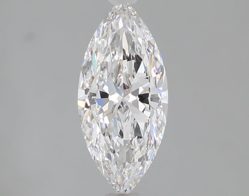 0.83 carat marquise lab grown diamond D color VVS2 clarity