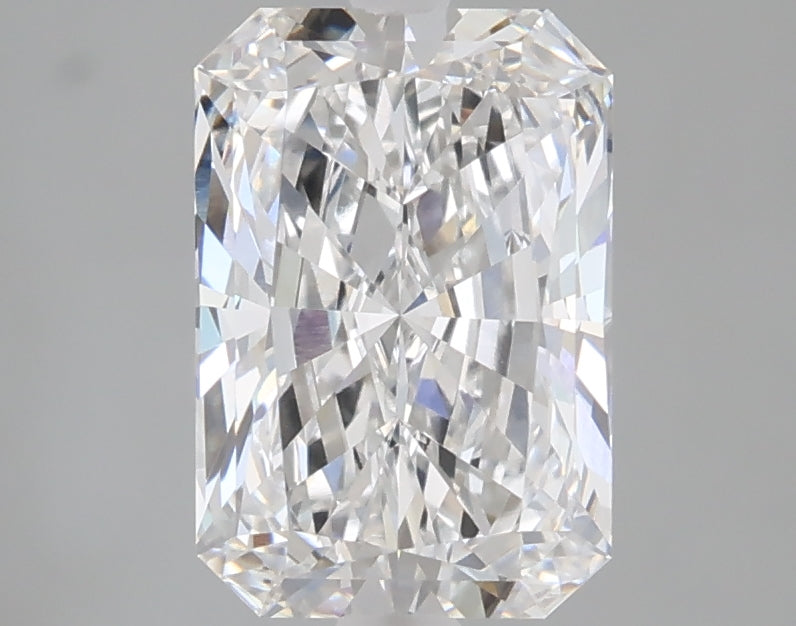 2.07 carat radiant lab grown diamond E color VVS2 clarity
