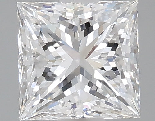 0.51 carat princess lab grown diamond E color VVS2 clarity