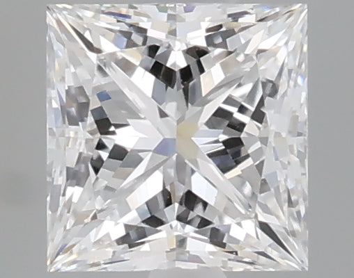0.51 carat princess lab grown diamond E color VVS2 clarity