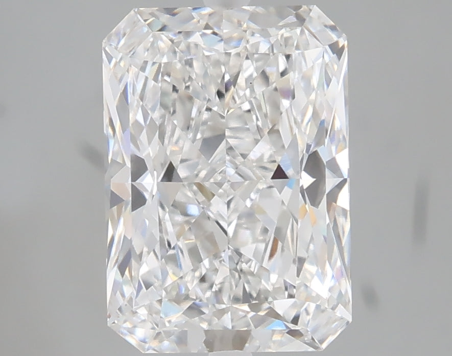 3.01 carat radiant lab grown diamond E color VVS2 clarity