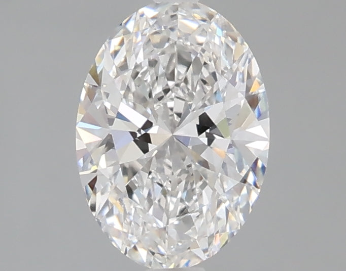 1.00 carat oval lab grown diamond E color VVS2 clarity