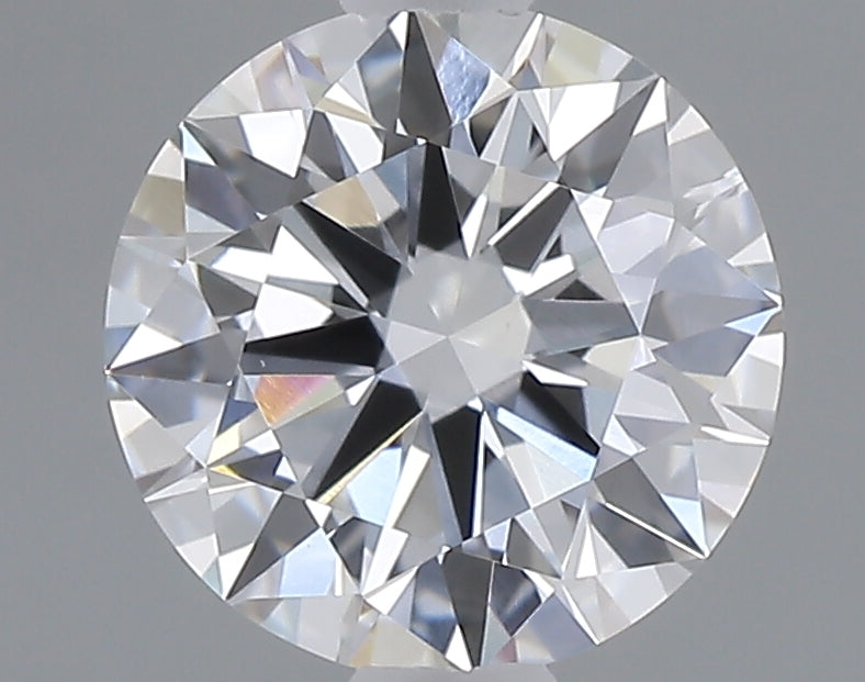 1.21 carat round lab grown diamond D color VVS2 clarity