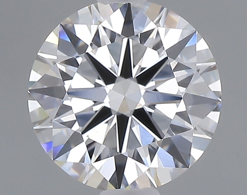 1.21 carat round lab grown diamond D color VVS2 clarity