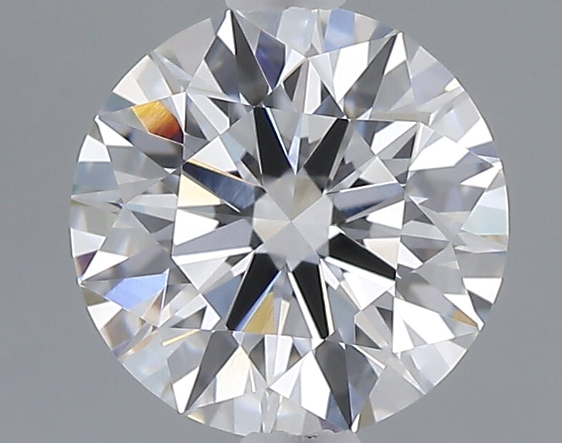 1.21 carat round lab grown diamond D color VVS2 clarity