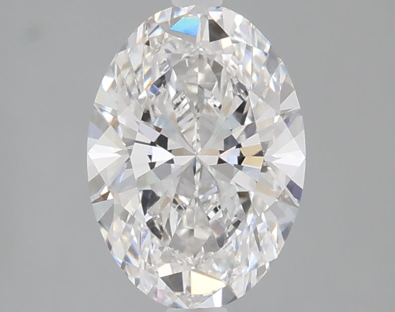1.51 carat oval lab grown diamond E color VVS2 clarity
