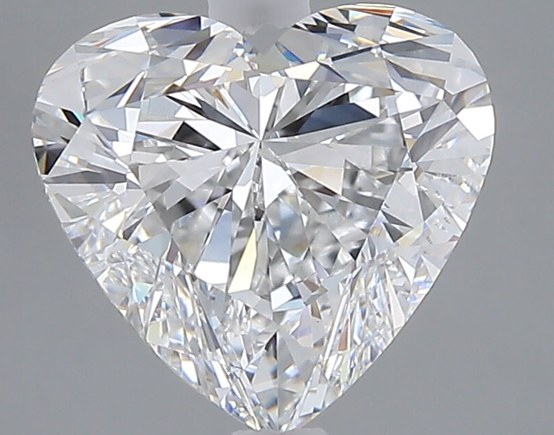 3.01 carat heart lab grown diamond E color VVS2 clarity