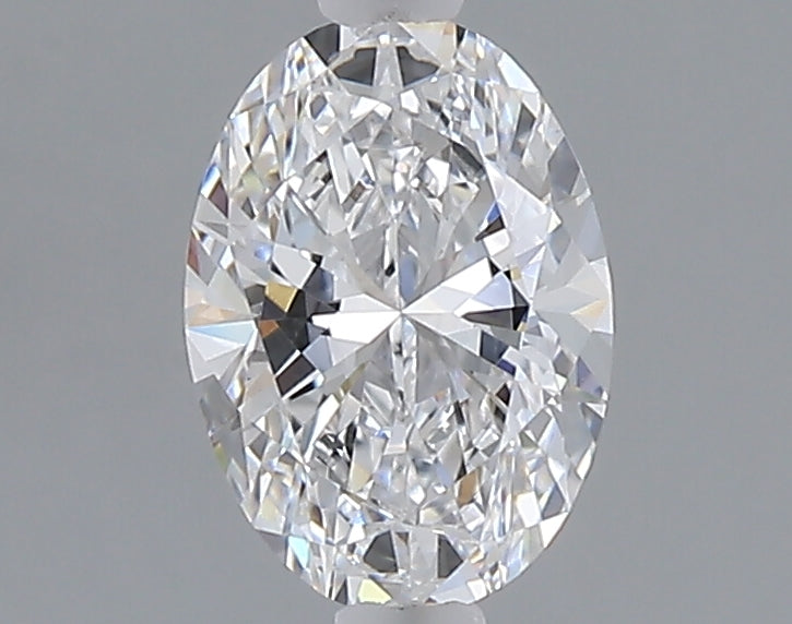 1.01 carat oval lab grown diamond D color VVS2 clarity