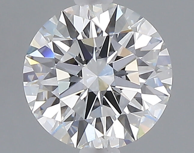 1.35 carat round lab grown diamond E color VVS2 clarity