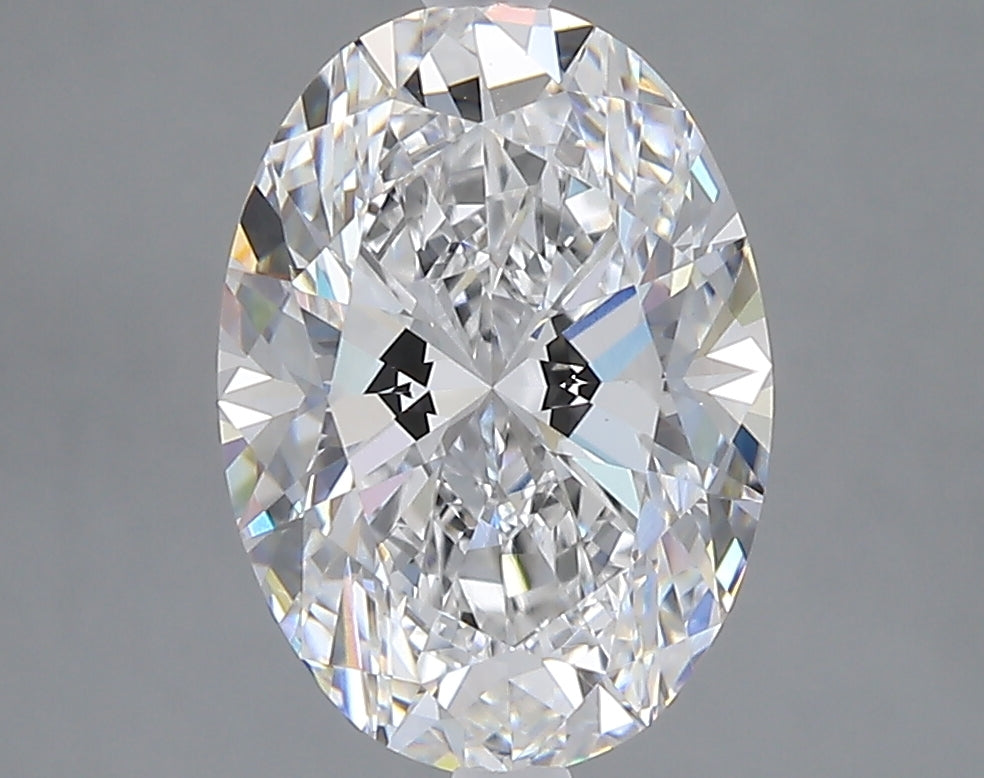 3.00 carat oval lab grown diamond E color VVS2 clarity