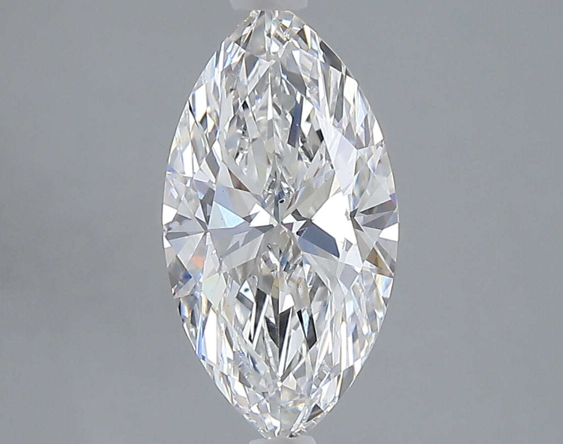 2.07 carat marquise lab grown diamond E color VS2 clarity