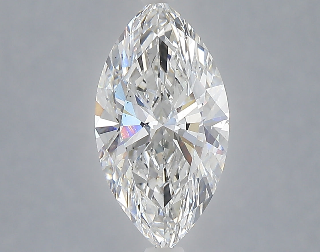 2.07 carat marquise lab grown diamond E color VS2 clarity