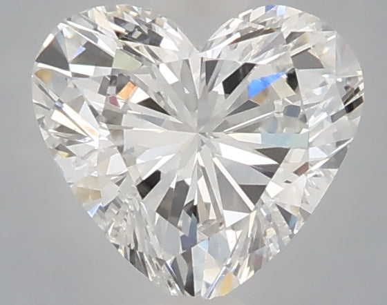 1.09 carat heart lab grown diamond E color VS1 clarity