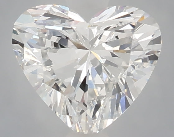 1.06 carat heart lab grown diamond E color VVS2 clarity