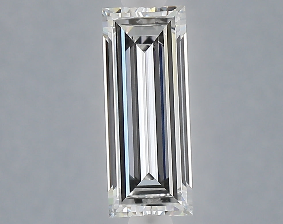 1.05 carat baguette lab grown diamond E color VVS2 clarity
