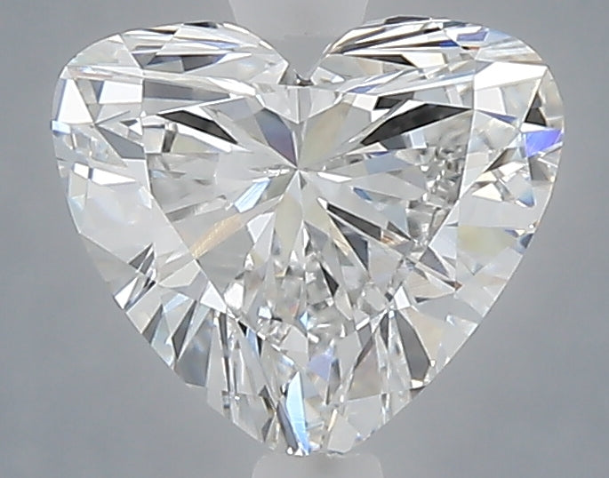 1.54 carat heart lab grown diamond E color VVS2 clarity