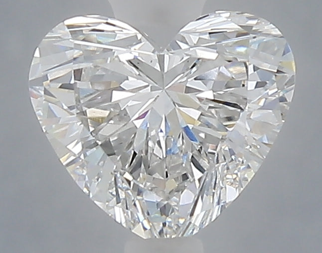 1.08 carat heart lab grown diamond D color VS1 clarity