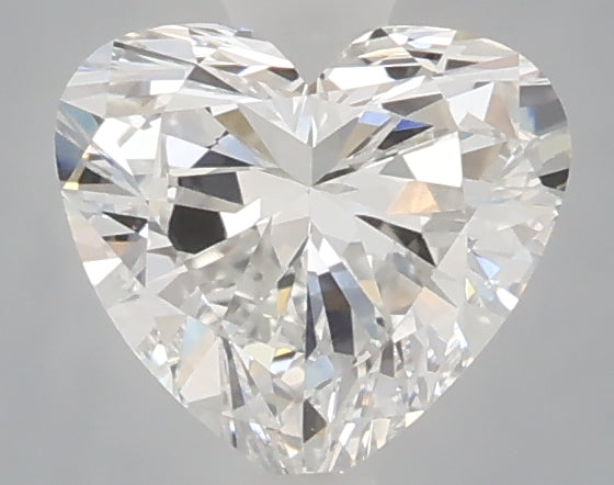 1.08 carat heart lab grown diamond E color VS1 clarity