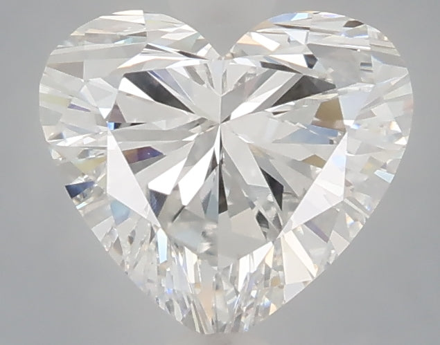 1.59 carat heart lab grown diamond E color VVS2 clarity